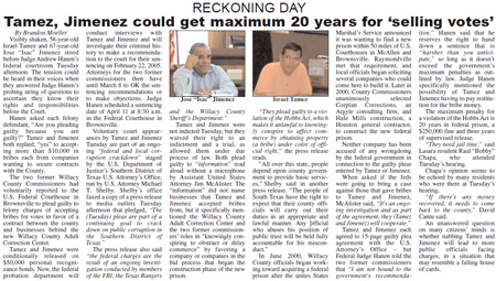 Willacy County commissioners face charges