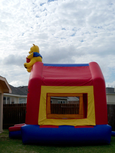 We even got a bouncy castle.