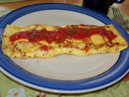 Another omelet from the master